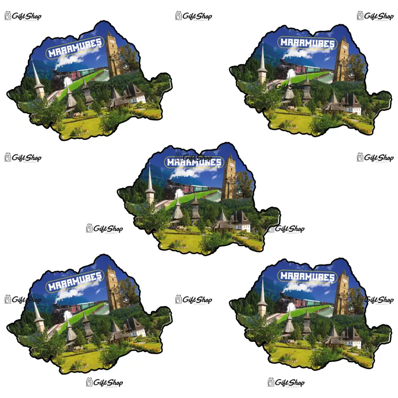 Maramures, magnet harta, model mgs192